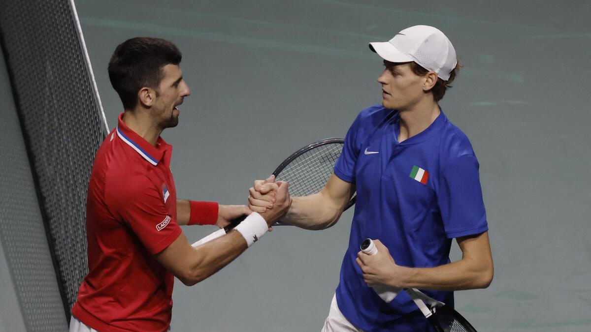 Davis Cup: Sinner Beats Djokovic To Pull Italy Level With Serbia In ...